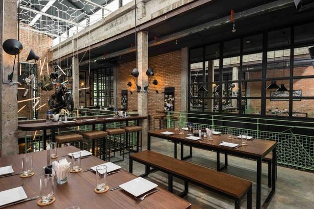 商業(yè)空間:越南西貢主題餐廳工業(yè)風(fēng)格設(shè)計(jì)