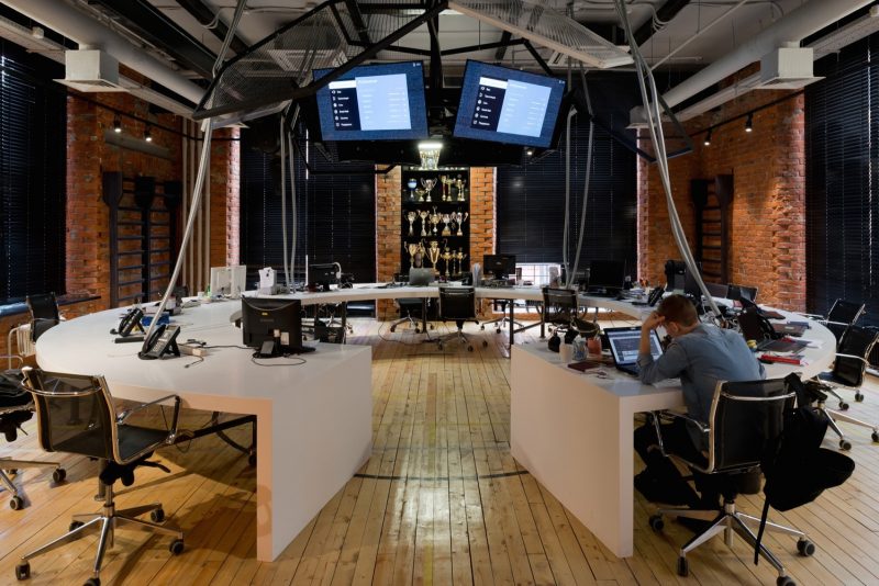 辦公空間，辦公室設計，媒體公司辦公室設計，現(xiàn)代風格辦公室，體育媒體