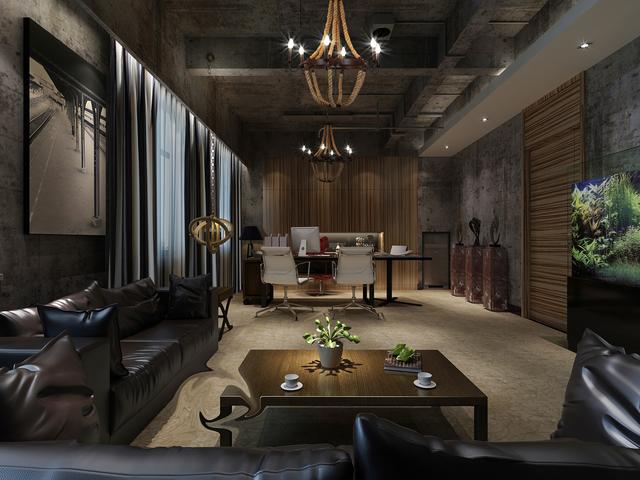 工業(yè)風(fēng)格辦公室就應(yīng)該這么設(shè)計(jì)，簡(jiǎn)單大氣出效果