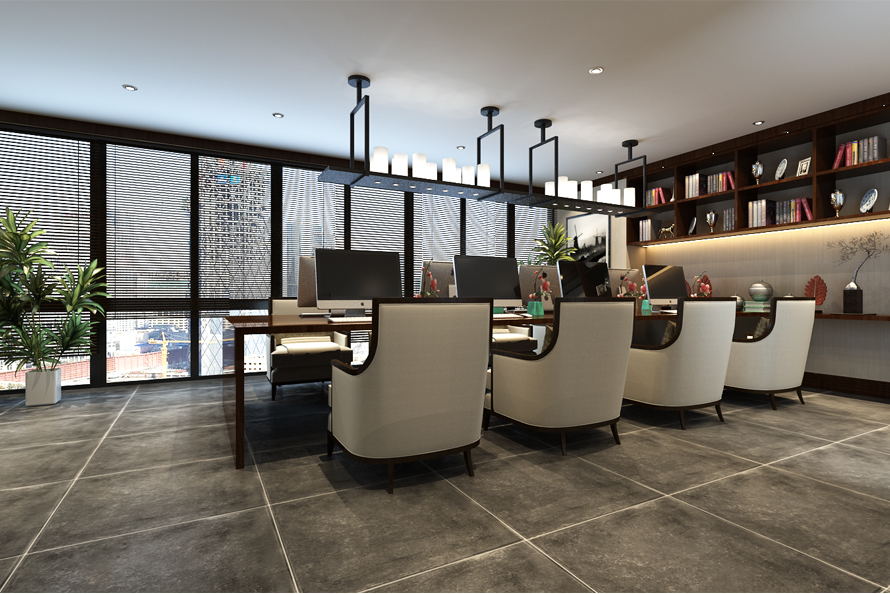 新中式辦公樓裝修設(shè)計(jì)，環(huán)境好工作就是任性!